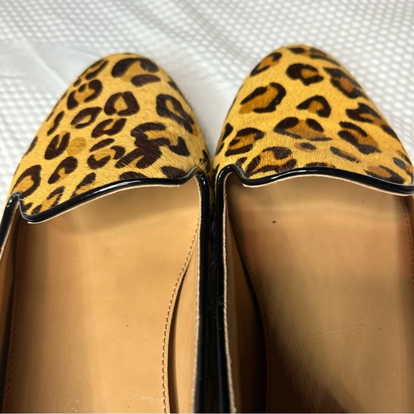 J.Crew "Cora" Women's Calf Hair Leopard Print Loafers Flats Size 9 Style E1341 - Picture 8 of 11